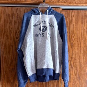 American Eagle Outfitters Blue and Gray Women's Hoodie